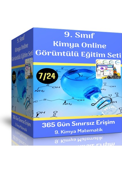 9. Sınıf Kimya Online Görüntülü Eğitim Seti