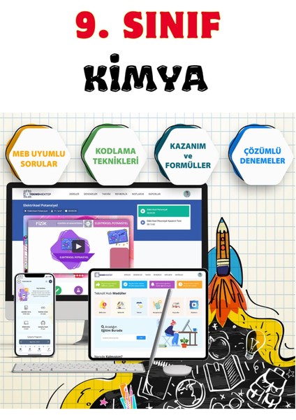 9. Sınıf Kimya Online Görüntülü Eğitim Seti