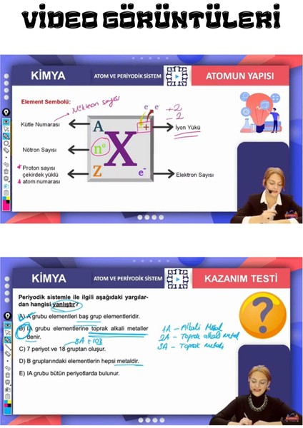 9. Sınıf Kimya Online Görüntülü Eğitim Seti