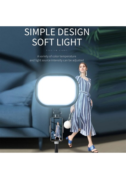 Beyaz LED Aydınlatma Video ve Fotoğraf Çekimi Için Sürekli Işık Youtuber Twich Yayın Işığı Ürün Göresel Fotoğraflama Tripodlu Aydınlatma 23CM SY-039 (SY-039)… fiyatları