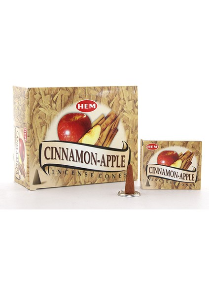 Cinnamon Apple Aromalı Konik Tütsü