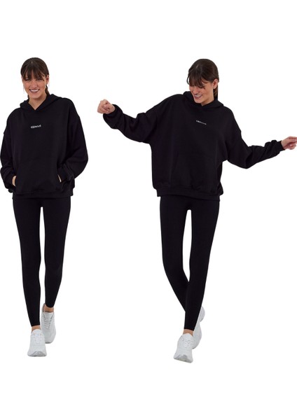 Oversize Kapşonlu Sweatshirt