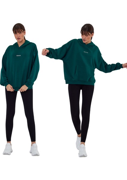 Oversize Kapşonlu Sweatshirt