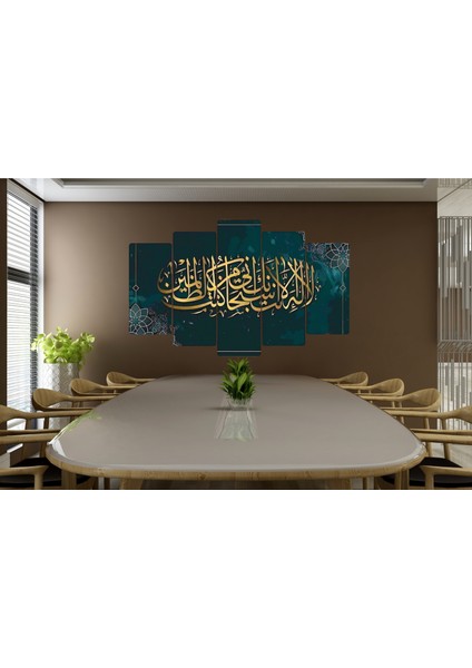 Islami Tablo 5 Parça Pvc 1mm 04 130X82 cm
