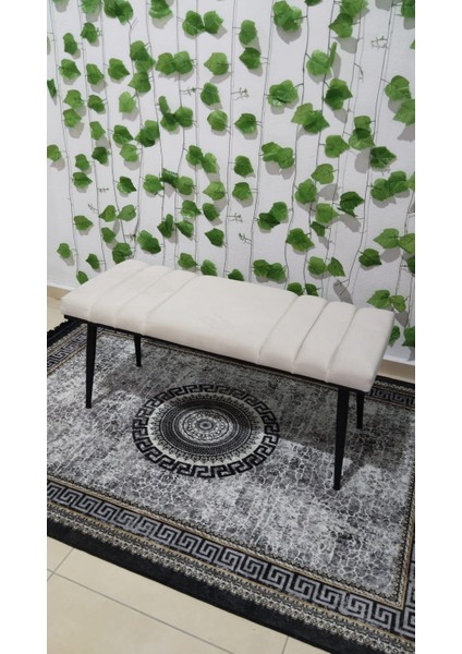 Siyah Metal Ayaklı Bench Bank