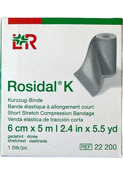 Rosidal K Kompresyon Bandajı 6 Cmx5 M