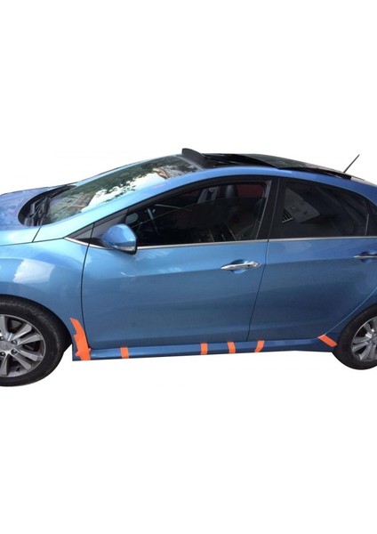Hyundai I30 (2011-2016) Custom Yan Marşpiyel Seti (Plastik)