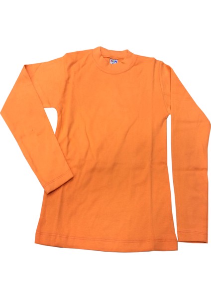 Uzunkol Turuncu Body Unisex Pamuklu Turuncu Badi 8-9 Yaş
