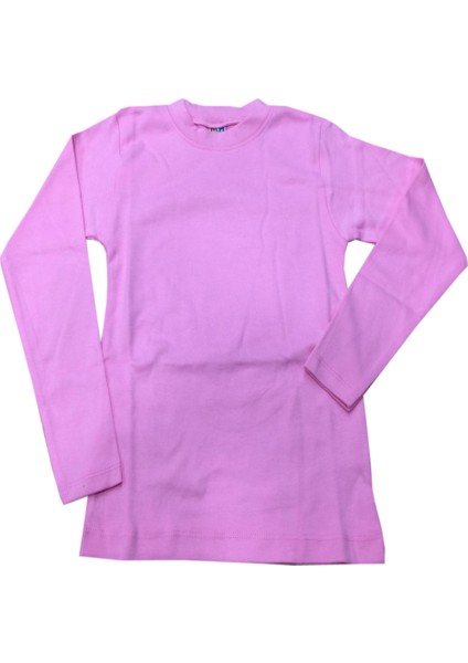 Çocuk Pembe Uzunkol Body Pamuklu Ürün Pembe Badi 10-11 Yaş