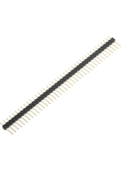 5 Adet 1X40 Pin Erkek Header Tek Sıra 2.54MM 180 Derece Kırılabilir Bölünebilir Konnektör Soket