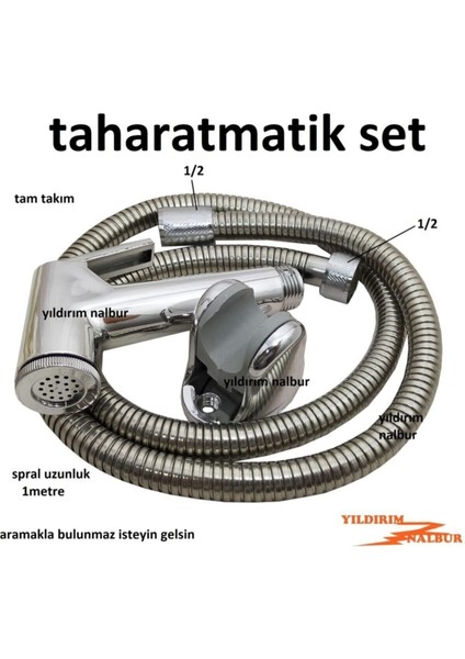 Taharat Matik Set Taharatmatik Taharet Fiskiye Duş Fiskiyesi Taharatlanma