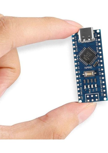 Arduino Nano 3.0 Type C ATMEGA328 CH340 Açık Kaynak Kod Yazılım Geliştirme Eğitim Kartı