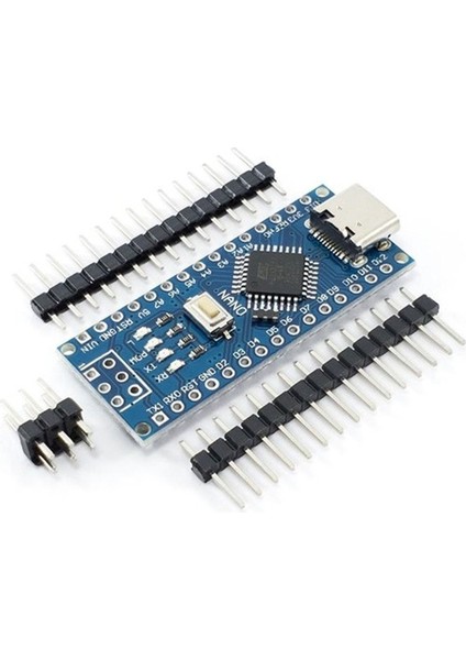 Arduino Nano 3.0 Type C ATMEGA328 CH340 Açık Kaynak Kod Yazılım Geliştirme Eğitim Kartı