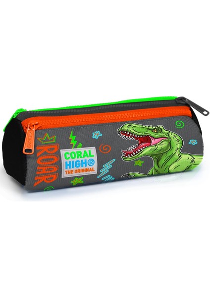 Kids Dinozor Desenli Siyah Gri 3’lü Okul Çanta Seti 3SET23744 fiyatları