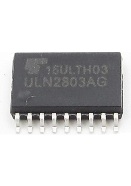 ULN2803A Npn 8 Adet Darlington Transistör Sürücü Entegre SOP18 Smd 18 Bjt Bipolar