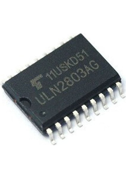 ULN2803A Npn 8 Adet Darlington Transistör Sürücü Entegre SOP18 Smd 18 Bjt Bipolar
