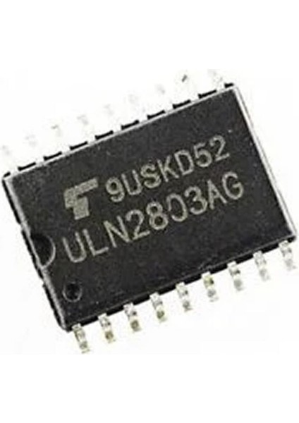 ULN2803A Npn 8 Adet Darlington Transistör Sürücü Entegre SOP18 Smd 18 Bjt Bipolar
