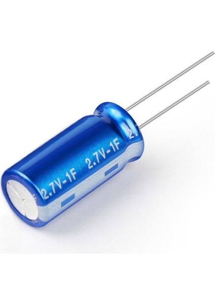 1f 2.7V Süpercap 8X14MM Dıp Süper Kapasitör Enerji Depolama Güneş Rüzgar Akü Batarya