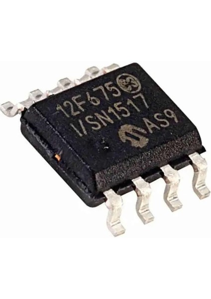 PIC12F675-I/SN So8 8 Bit 20MHZ Mcu Entegre Ic 12F675 Smd Soıc-8