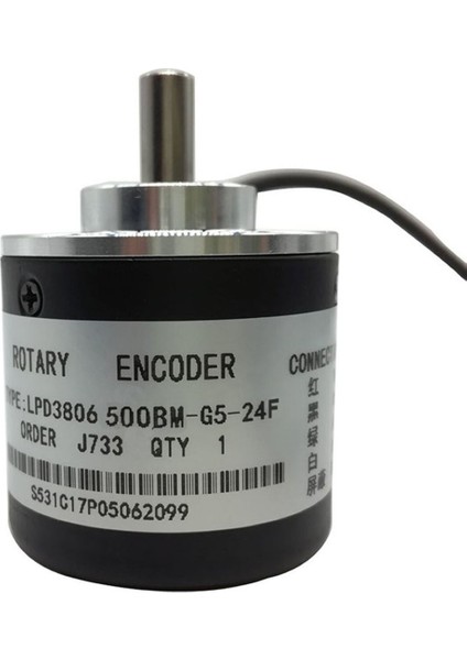LPD3806-500BM-G5-24F 500 Pals Optik Enkoder Dc 5V-24V Rotary Döner Encoder, Ab 2 Fazlı Motor
