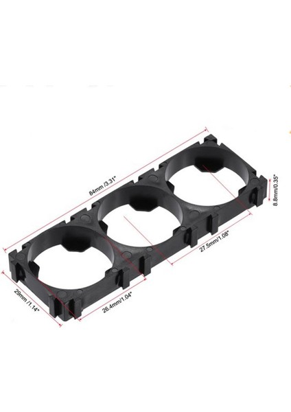 32650 Pil Tutucu 3x 3'lü 32700 Lityum Lion Lipo Batarya Pil Yuvası