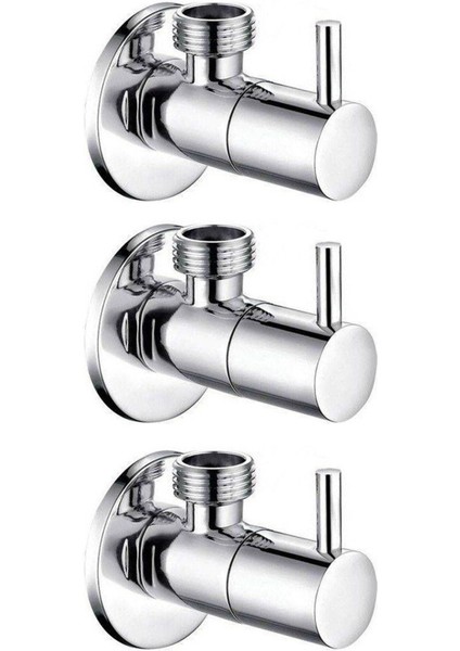 3 Adet Aç Kapa Çubuk Kollu Klozet Taharet Musluğu