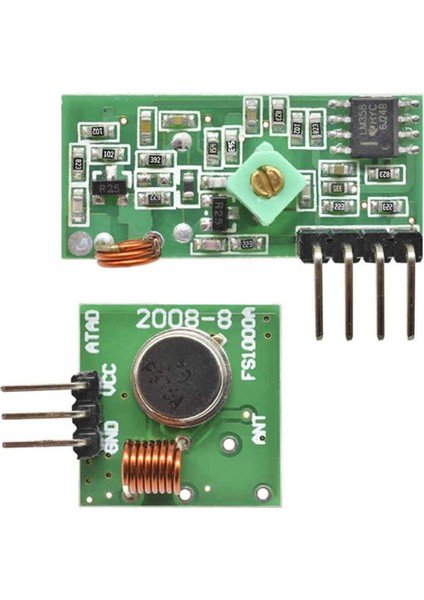 433MHZ Rf Alıcı Verici Modül Çifti Kablosuz Haberleşme Kumanda fiyatları