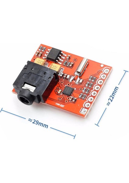 SI4703 Fm Stereo Radyo Alıcı Modülü I2C Dijital Programlanabilir Düşük Güç 76MHZ-108MHZ 3.5mm Ses S