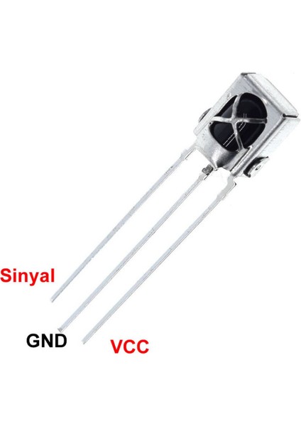 VS1838B 38KHZ Ir Alıcı Sensör Evrensel Kızıl Ötesi Kumanda Televizyon Uydu Alıcı Klima Receiver 1838 modelleri