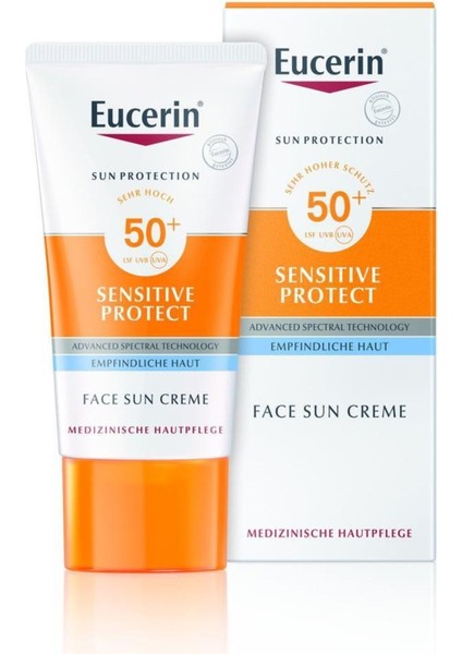 SPF50 Güneş Koruyucu Yüz Kremi 50 ml