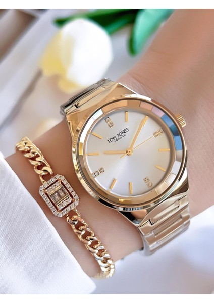 Çelik Kordon Kararma Renk Atma Yapmaz 3 Atm Suya Dayanıklı Kadın Kol Saati BTJ.1.2288.02