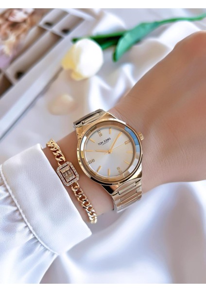 Çelik Kordon Kararma Renk Atma Yapmaz 3 Atm Suya Dayanıklı Kadın Kol Saati BTJ.1.2288.02 fiyatları