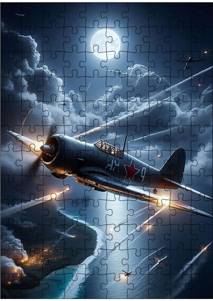 Ahşap Mdf Puzzle Yapboz Savaşın Şiddeti 120 Parça 25*35 cm