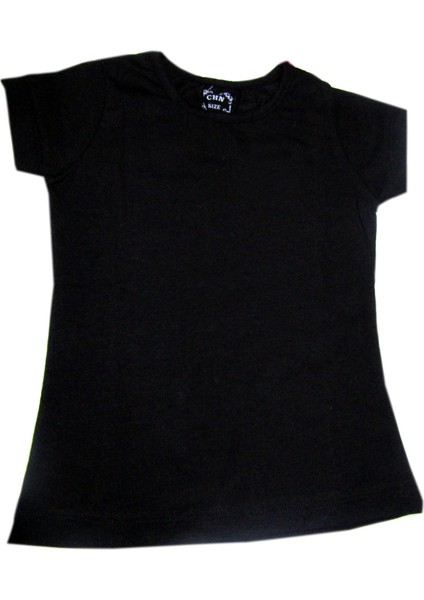 Çocuk Siyah Kısakol Body Pamuklu Ürün Siyah Badi 13 Yaş