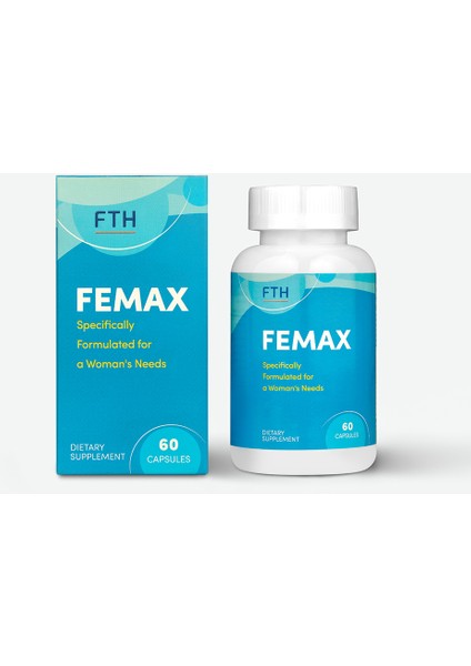Femax Primroz Yağı ve Bitkisel Karışım Içeren Kadınlara Özel Takviye Edici Gıda 60 Enterik Kapsül