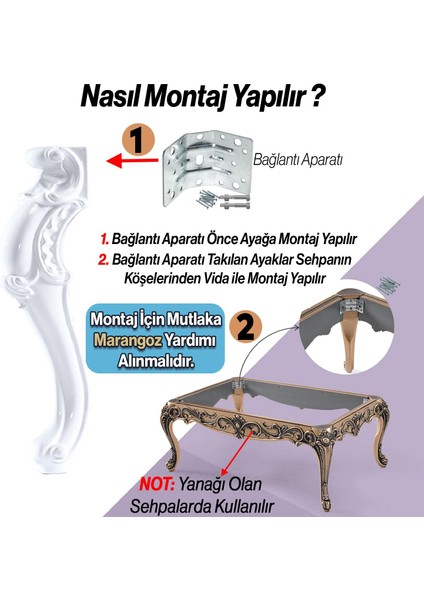 Valenta Plastik Sehpa Ayağı 47 cm Beyaz Renk 1 Adet Mobilya Zigon Çay Orta Sehpası Ayak Ayakları fırsatları