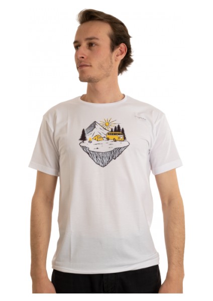 Woswos Kamp Beyaz T-Shirt