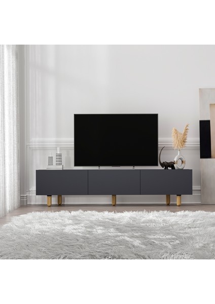 Alvin Tv SEHPASI,180CM, Ahşap Ayak