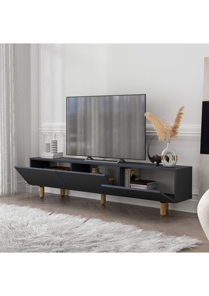 Alvin Tv SEHPASI,180CM, Ahşap Ayak