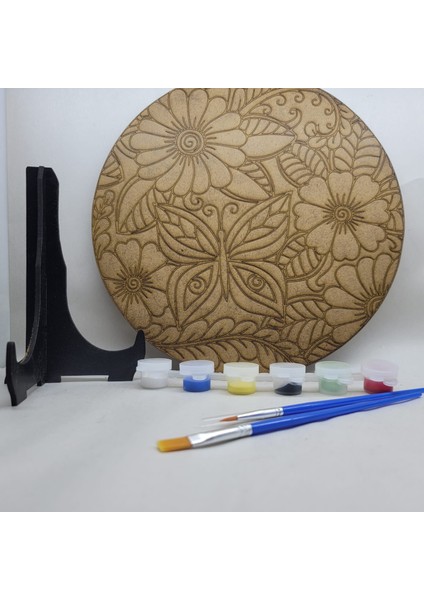 Boyama Seti "kelebek&çiçek 23CM Çap" fiyatları