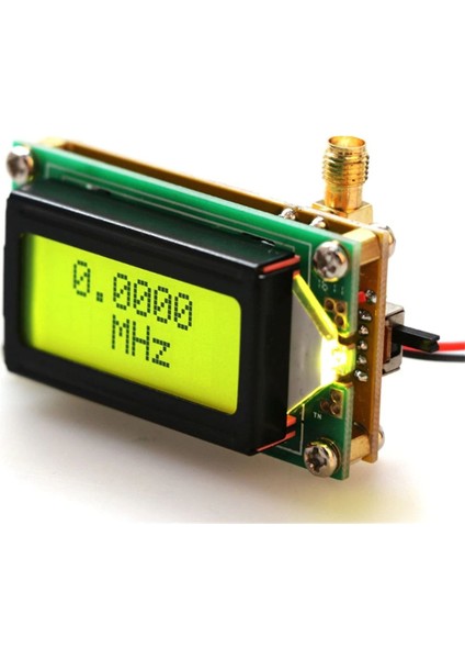 1MHZ-500MHZ Rf Frekans Sayıcı 9V 0802 LCD Ekran Dijital Rf Radyo Fm Am Sinyal Metre Test Ölçüm