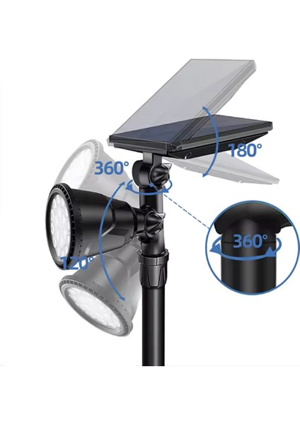 30WATT Fonksiyonel Solar Çim / Bahçe Aydınlatma Armatürü modelleri