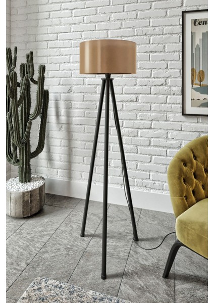 E27 Deluxe Tripod Lambader Cappucıno