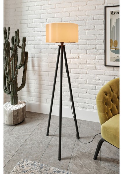 E27 Deluxe Tripod Lambader Cappucıno
