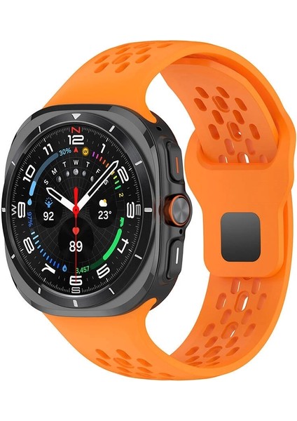 Galaxy Watch Ultra 47MM Redclick KRD-119 Delikli Tasarım Silikon Kordon