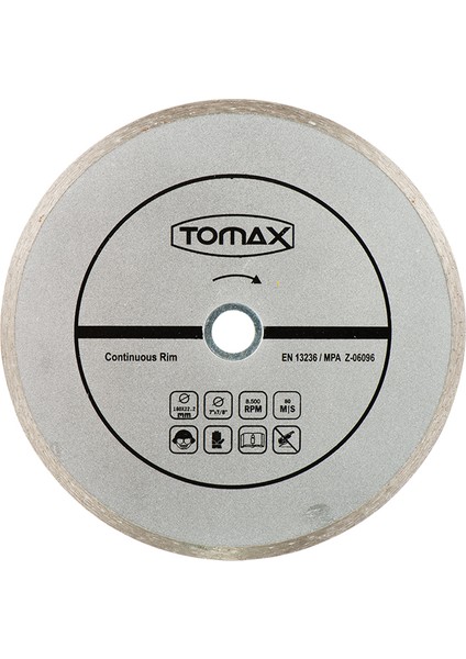 Sürekli Elmas Fayans Kesici Disk - 180 x 2,2 x 22