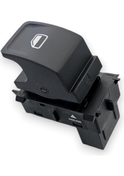 Skoda Rapid 2012-16 Sol Arka Yolcu Kapısı Cam Düğmesi Yeşil 5JA959855
