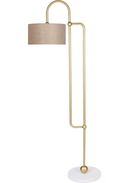 Tekno Trust Metal Modena Eskitme Mat Gold Metal Lambader - Pre Hasır Kahve