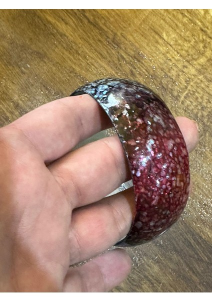 Janjanlı Kemik Kadın Bilezik Çap 7 cm