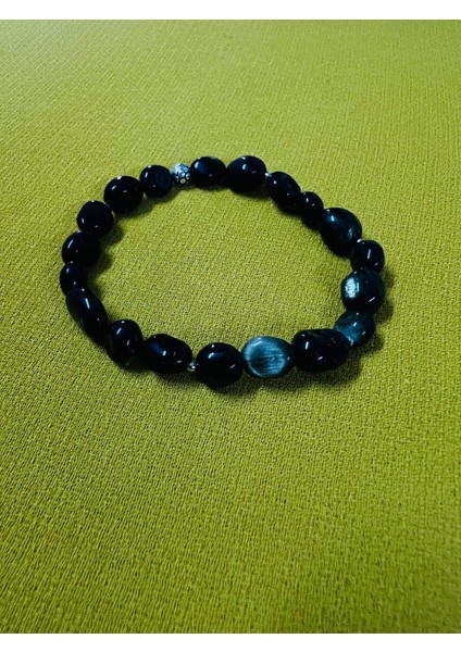 Sertifikalı Obsidyen Doğal Taş Şekilsiz Tımbıl Bileklik Aaa Kalite Sürpriz Hediyeli fiyatları